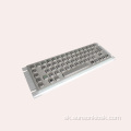 Braillova kovová klávesnica pre informačný kiosk